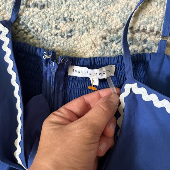 English Factory Ric Rac Tiered Dress - Picture 5 of 8